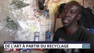 Sénégal: de l´art à partir du recyclage