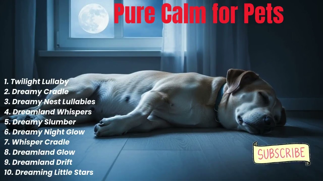 Quiet Sleep Music for Pets at Night 🌙