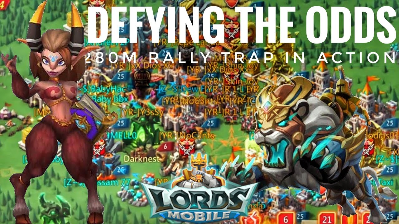 280M RALLY TRAP VS WETNOODLE OVERLORD! - TAKING FULL MYTHIC T5 RALLIES! - Lords Mobile