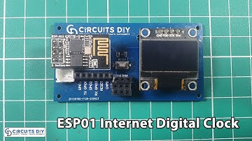 Digital Internet Clock using ESP8266 ESP01   OLED SSD1306