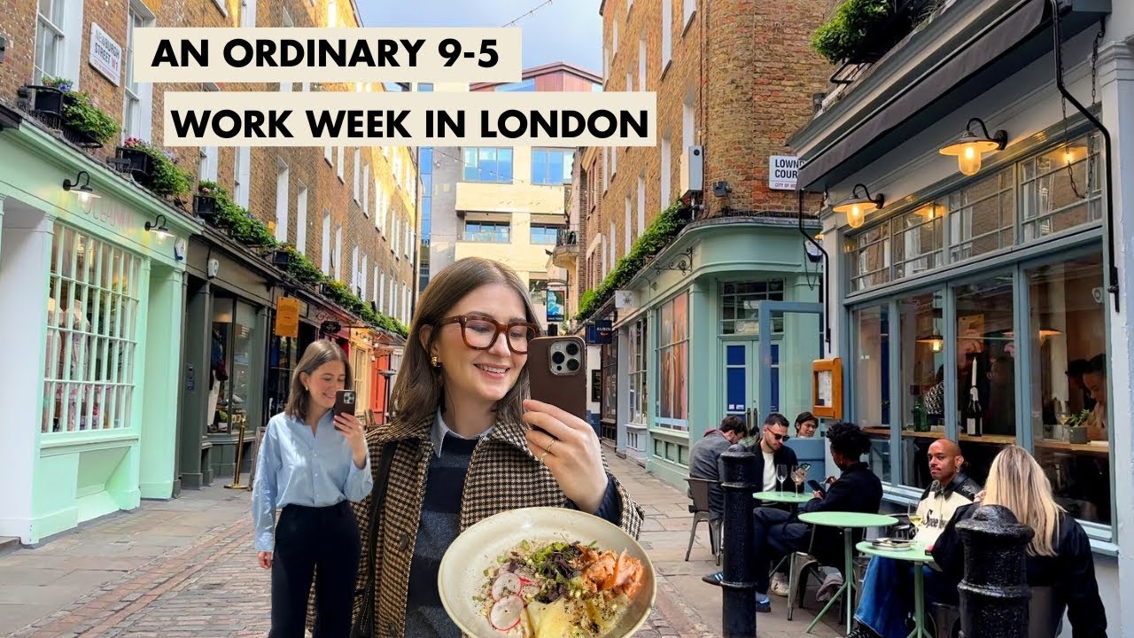 An *ordinary* 9-5 work week in London, cooking, commuting, and going to the pub