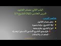 المدخل إلى القانون ـ الدرس 05: مصادر القانون ـ أولا: التشريع 2/1 د. خالد سماحي