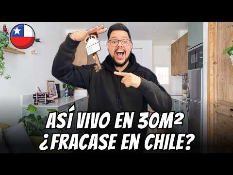 Vivir en 30m² a los 40 en Chile: mi MINI departamento ¿Un fracaso? #housetour
