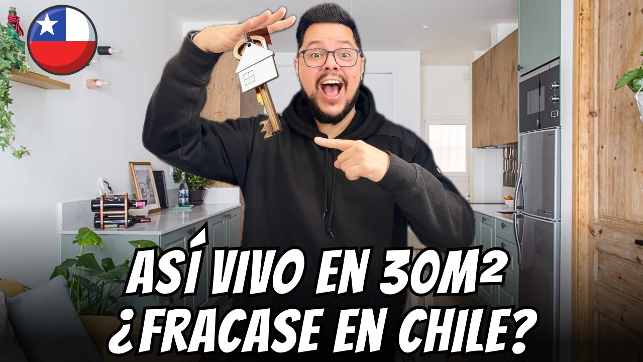 Vivir en 30m² a los 40 en Chile: mi MINI departamento ¿Un fracaso? #housetour