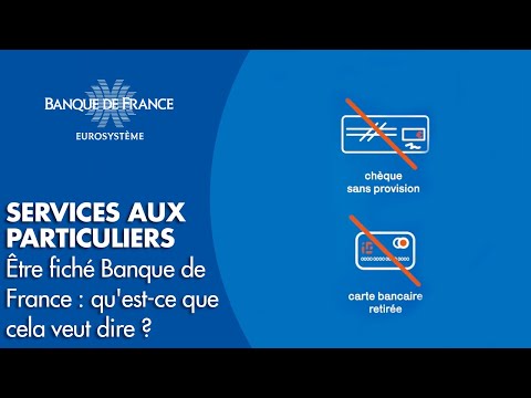Être fiché Banque de France : qu'est-ce que cela veut dire ? | Banque de France