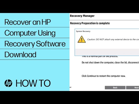 Recover an HP Computer Using Recovery Software Download | HP Computers | HP Support Recover an HP Computer Using Recovery Software Download | HP Computers | HP Support