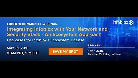 Integrating Your Network and Security Stack - An Ecosystem Approach