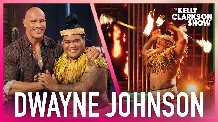 Dwayne Johnson Surprises Samoan Fireknife Dancing TikTok Star