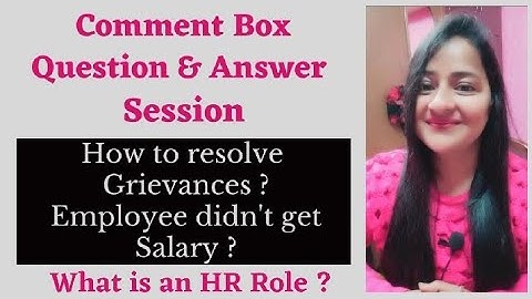 Q & A Session |Grievance Management | If employee didn
