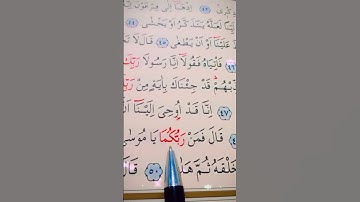 سورة طه الأية 48 إلى 51 القارئ سعد الغامدي