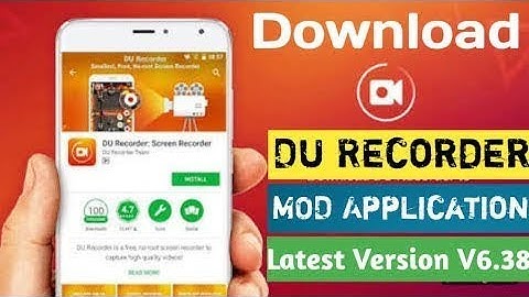 How to download du recorder app without Play Store