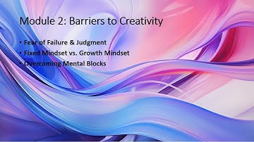 Introduction to Creative Thinking Course