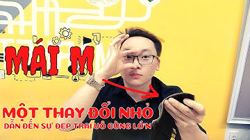 Hướng dẫn tự dán tóc giả chữ M đơn giản - Vua Tóc Giả | VTG Hair #tocgianam