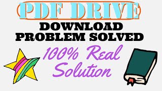 Pdf Drive Download problem | 100% Working Solution | New Update 2023