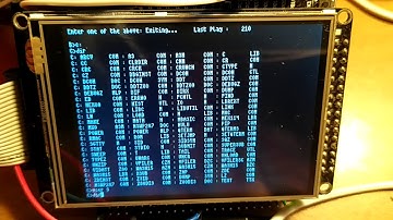 Porting to stm32f407 from Grant Searle