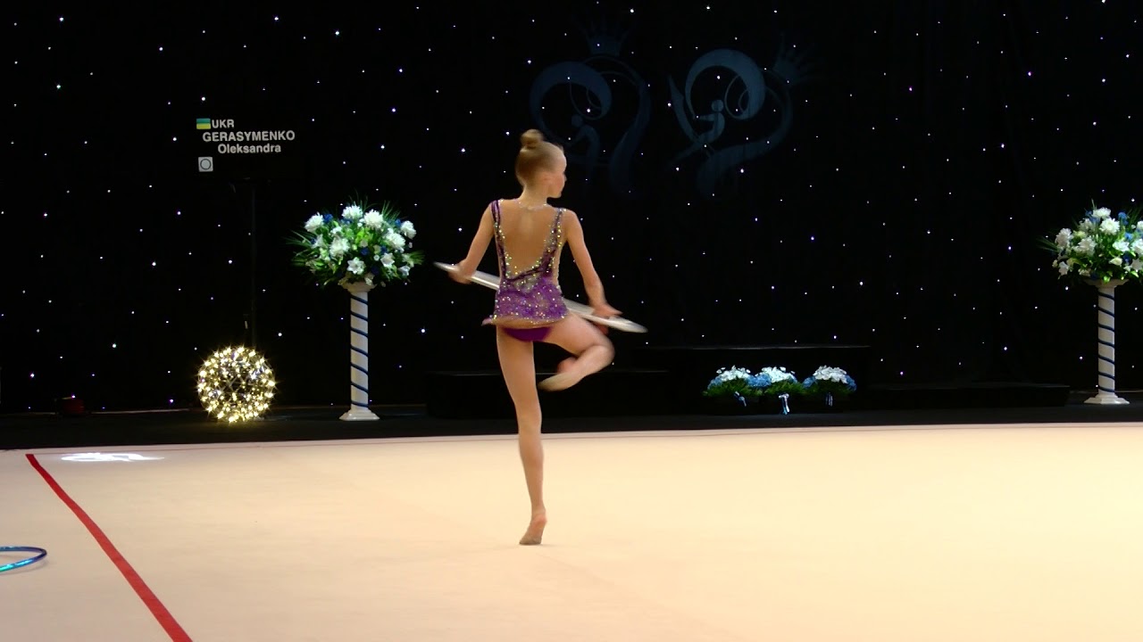 Oleksandra Gerasymenko UKR, hoop, Miss Valentine 2018, Estonia