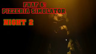 Возвращение спрингтрапа | FNaF 6: pizzeria simulator прохождение ( 2 ночь )