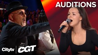 She had no idea she was going to be on CGT | Sam Babin | Auditions | Canada's Got Talent 2024 screenshot 4
