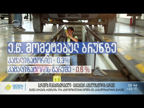 მანქანები კატალიზატორების გარეშე და დაბინძურებული გარემო