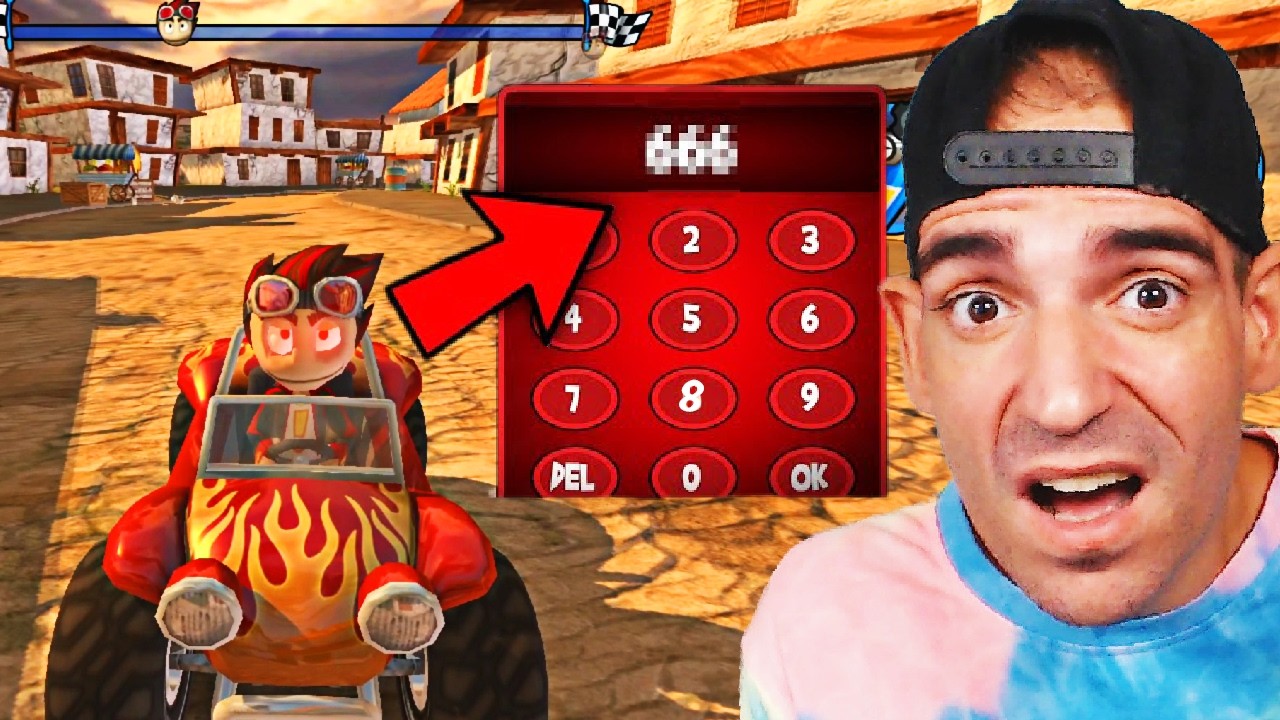 FUI A LA UBICACIÓN QUE ME MANDO EL CODIGO MALDITO en BEACH BUGGY RACING !! (Creepypasta)