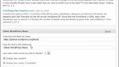"Wordpress Made Simple" - The Wordpress Dashboard