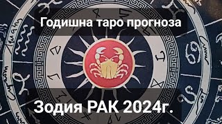 ♋️Зодия РАК 2024г. - ОБЩА годишна кратка таро прогноза