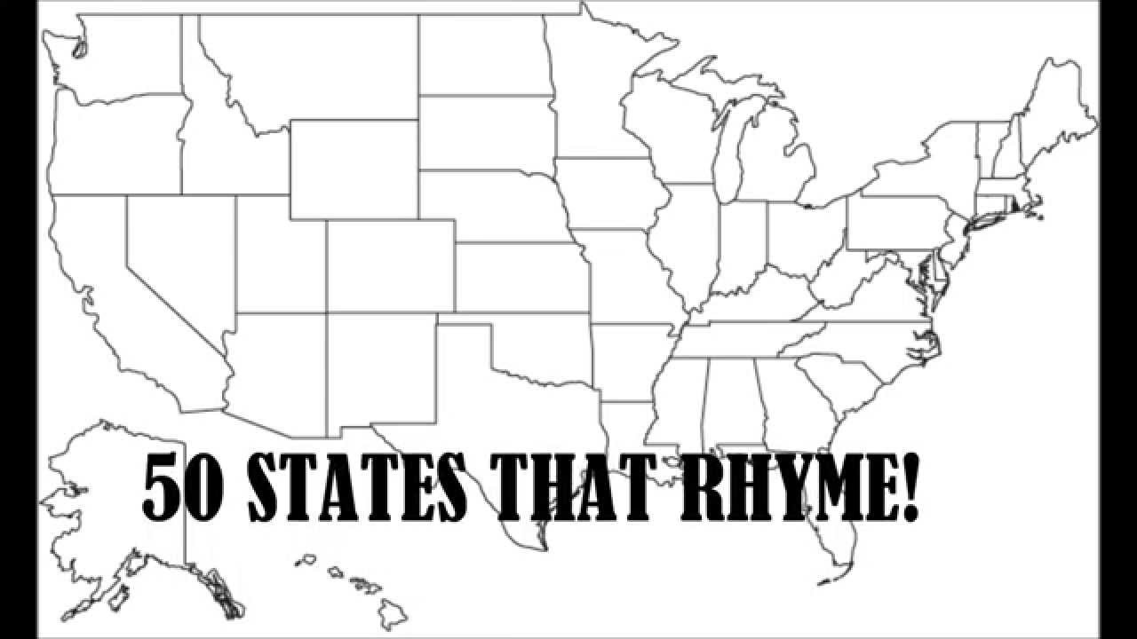 50 States That Rhyme Youtube
