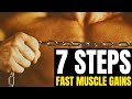7 Steps to Build Muscle Fast At Any Age