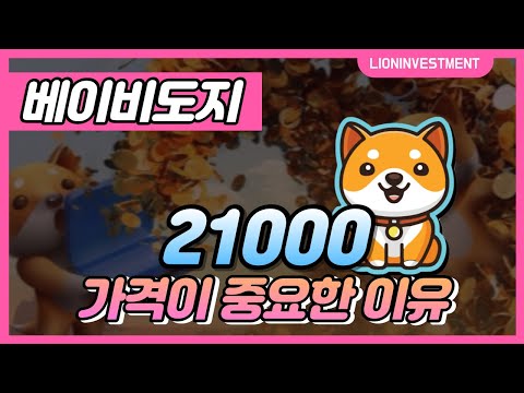   베이비도지 코인 21000 가격이 중요한 이유 베이비도지코인 알아보기