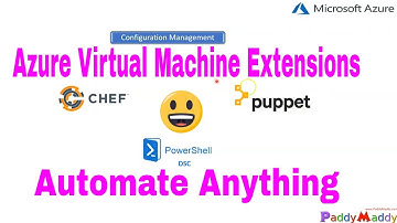 Azure Virtual Machine Extensions Automation Tools DSC Powershell DEMO