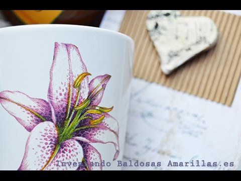 tutorial decoupage: decora con papel 