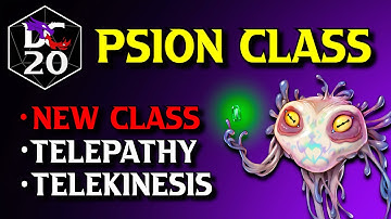 MIND BLOWING New Class (Literally) | DC20 Psion Class Reveal