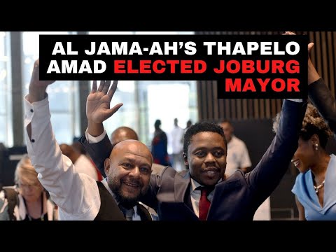 Al Jama-ah’s Thapelo Amad elected Joburg mayor