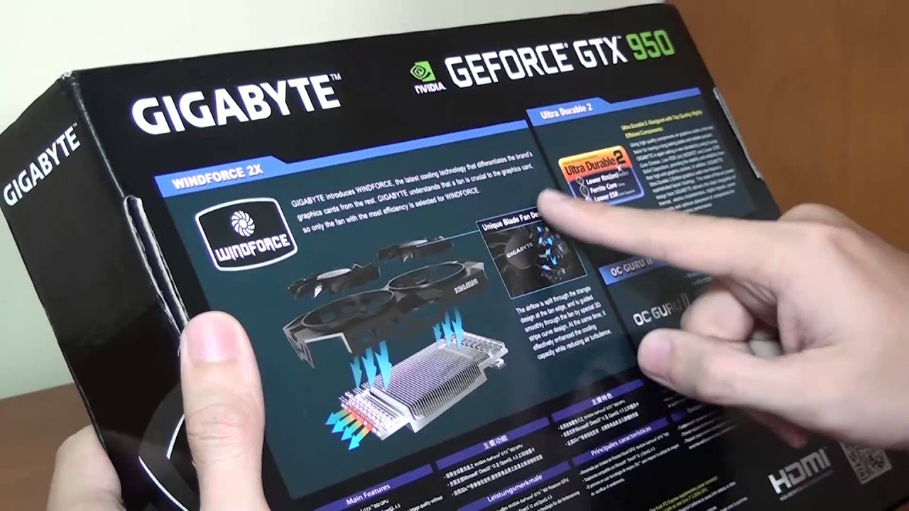 [HOT] Khui Hộp – GIGABYTE NVIDIA Geforce GTX 950!