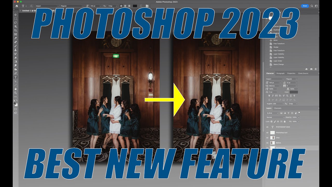 The Best New Photoshop 2023 Feature Delete And Fill Selection YouTube