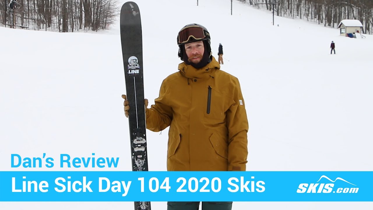 Dan's Review-Line Sick Day 104 Skis 2020-Skis.com - YouTube