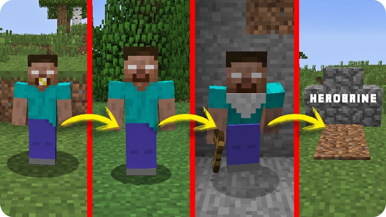 HEROBRINE VS LA VIDA EN MINECRAFT  SI EL CICLO DE VIDA 