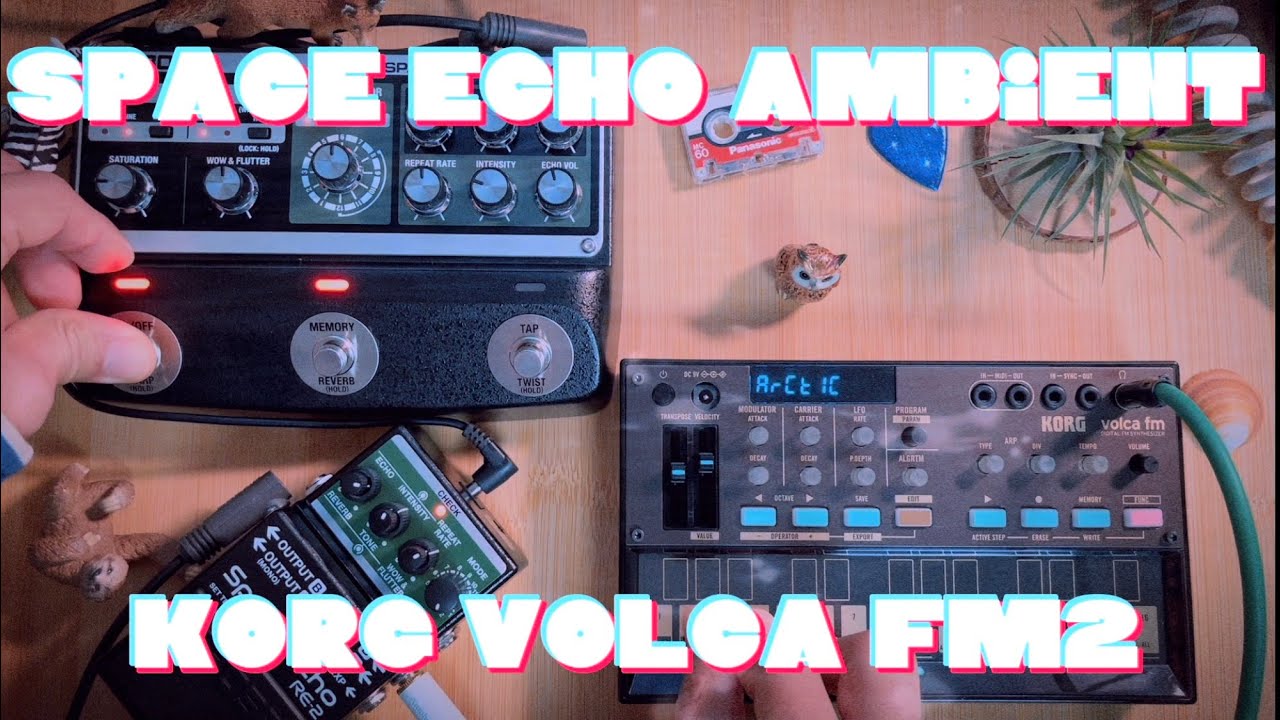 🕊️Space Echo Ambient Track(2) Volca FM2 Space Echo Boss RE202
