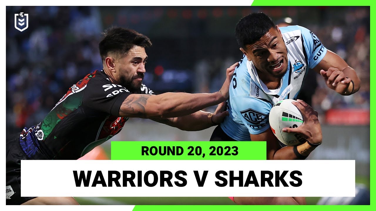 New Zealand Warriors v Cronulla-Sutherland Sharks NRL 2023 Round 20 Full Match Replay