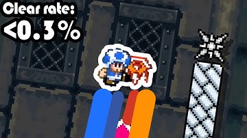 Beating #Teamshell Levels (less than 0.3% Clear Rate) | Super Mario Maker 2