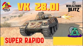 Tanque rápido VK 28.01 World of Tanks Blitz español - MEJOR ligero Tier 6 | Análisis Reseña VK 28.01
