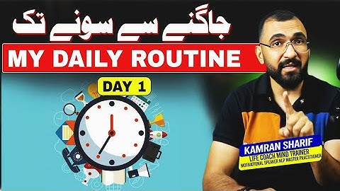 Day -1 Daily Routine For Depression And Anxiety By Kamran Sharif
