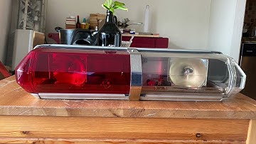 Code 3 XS8000 Intensity Flush Mount Oscillating Mini Lightbar