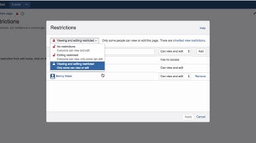 Remove restrictions from a page - Learn Atlassian Confluence #84