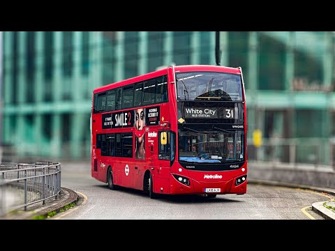 London Bus Observations at White City Bus Station 23/10/2024