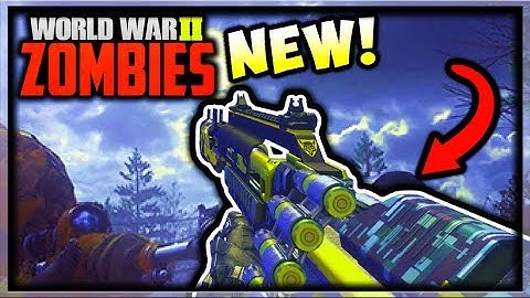 WW2 Zombies *NIEUWE* DLC-UPDATE! Nieuwe DLC-wapens (Call of Duty WW2 Zombies The Resistance DLC-e...