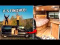 Finishing the Camper Van Conversion! ( + Van Tour)
