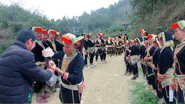 Đám cưới kỳ lạ chặt đường uống rượu không say không về của người dao Lạng Sơn | Lý vlog.