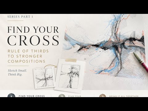 Stop guessing - find your composition! 3 part series about starting your abstract painting