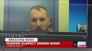 Suspect in Laurens County Courthouse shooting denied bond